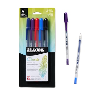 Foto 1 | Bolígrafos De Gel Sakura Gelly Roll, Tinta De Punto Medio, Paquete De 5 - Venta Internacional.
