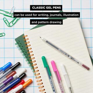 Foto 4 | Bolígrafos De Gel Sakura Gelly Roll, Tinta De Punto Medio, Paquete De 5 - Venta Internacional.