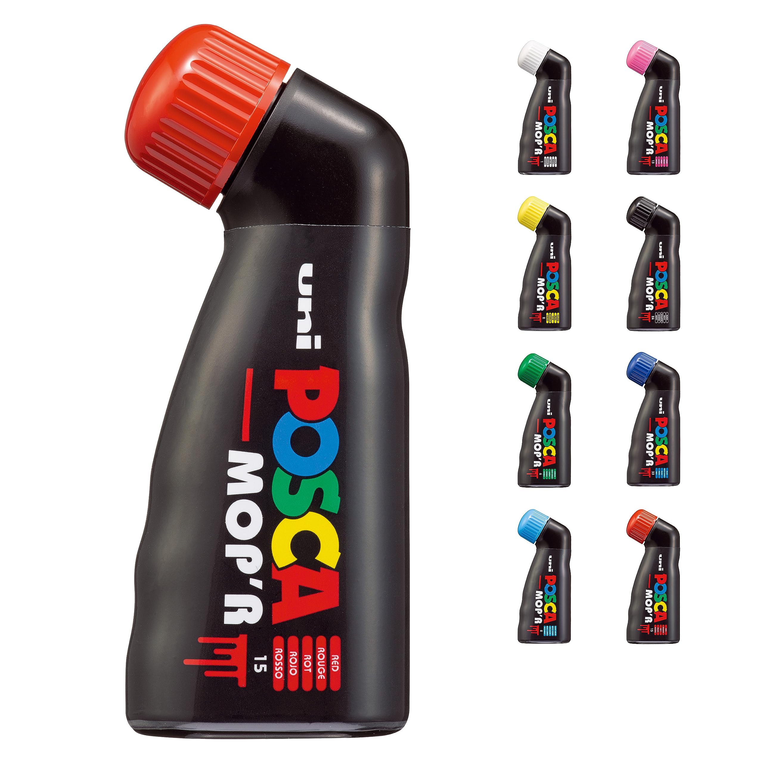 Foto 2 pulgar | Rotuladores Uni Posca Mop'r Multicolor Xxl 3-19 Mm, Color Rojo - Venta Internacional.