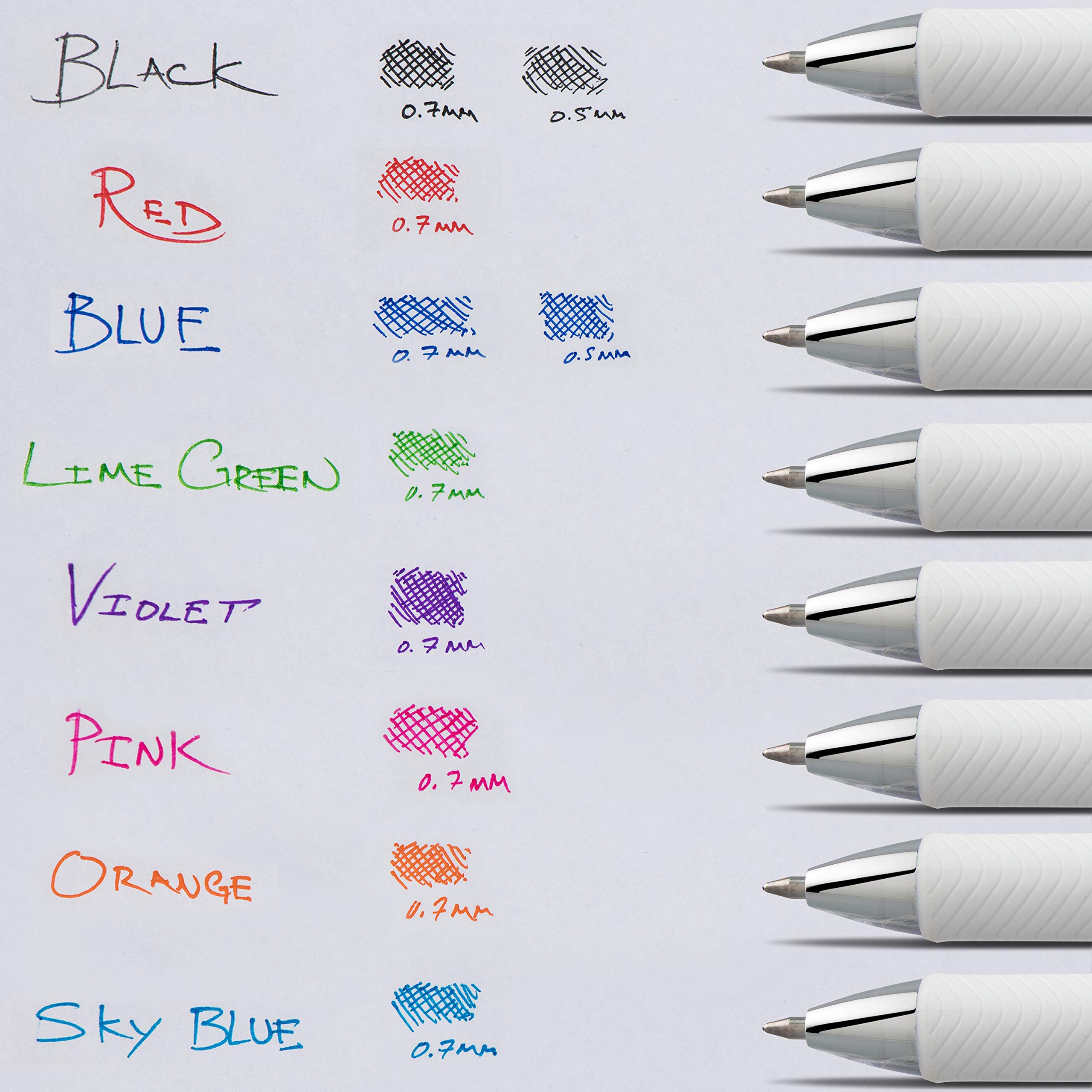 Foto 7 pulgar | Bolígrafo De Gel Líquido Pentel Energel Pearl Deluxe Rtx 0,5 Mm - Venta Internacional.