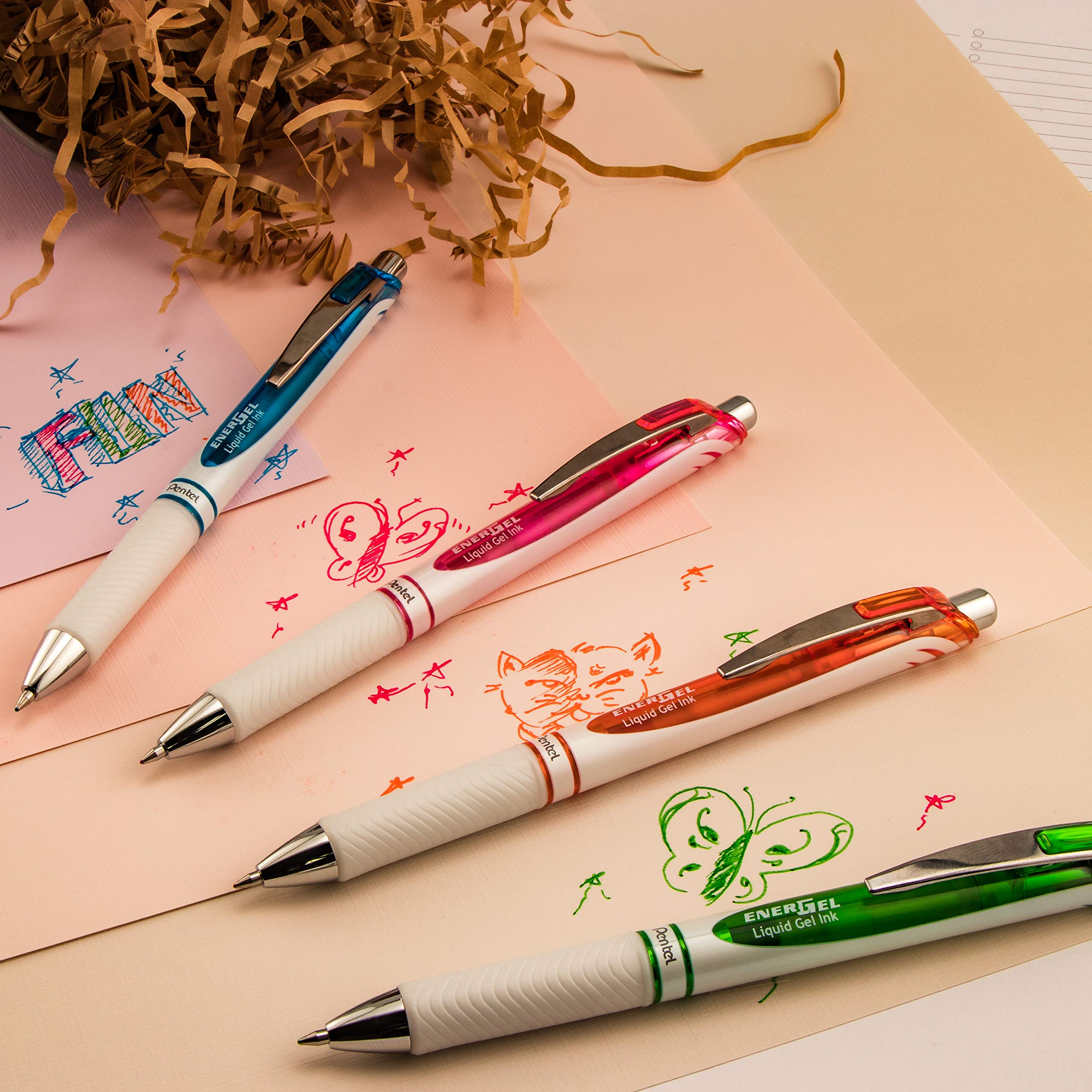 Foto 8 pulgar | Bolígrafo De Gel Líquido Pentel Energel Pearl Deluxe Rtx 0,5 Mm - Venta Internacional.