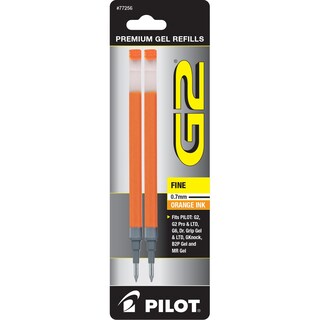 Foto 1 | Recambios De Tinta De Gel Pilot G2 Fine Point De 0,7 Mm, Color Naranja, Paquete De 2 - Venta Internacional.