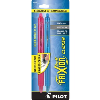 Foto 1 | Bolígrafos De Tinta De Gel Pilot Frixion Clicker Fine Point, Paquete De 2 - Venta Internacional.