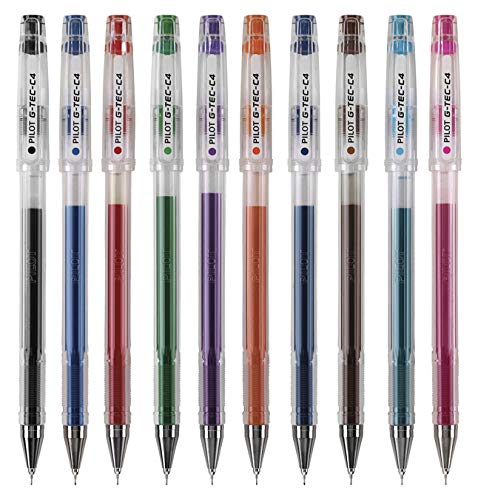 Foto 3 pulgar | Bolígrafos Enrollables De Tinta De Gel Pilot G-tec-c Ultrafinos De 0,4 Mm, Paquete De 10 - Venta Internacional.
