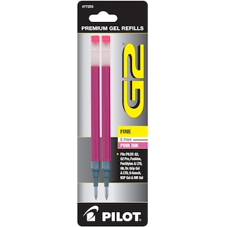 Foto 1 | Recambios De Tinta De Gel Pilot G2 Fine Point De 0,7 Mm, Color Rosa, Paquete De 2 - Venta Internacional.