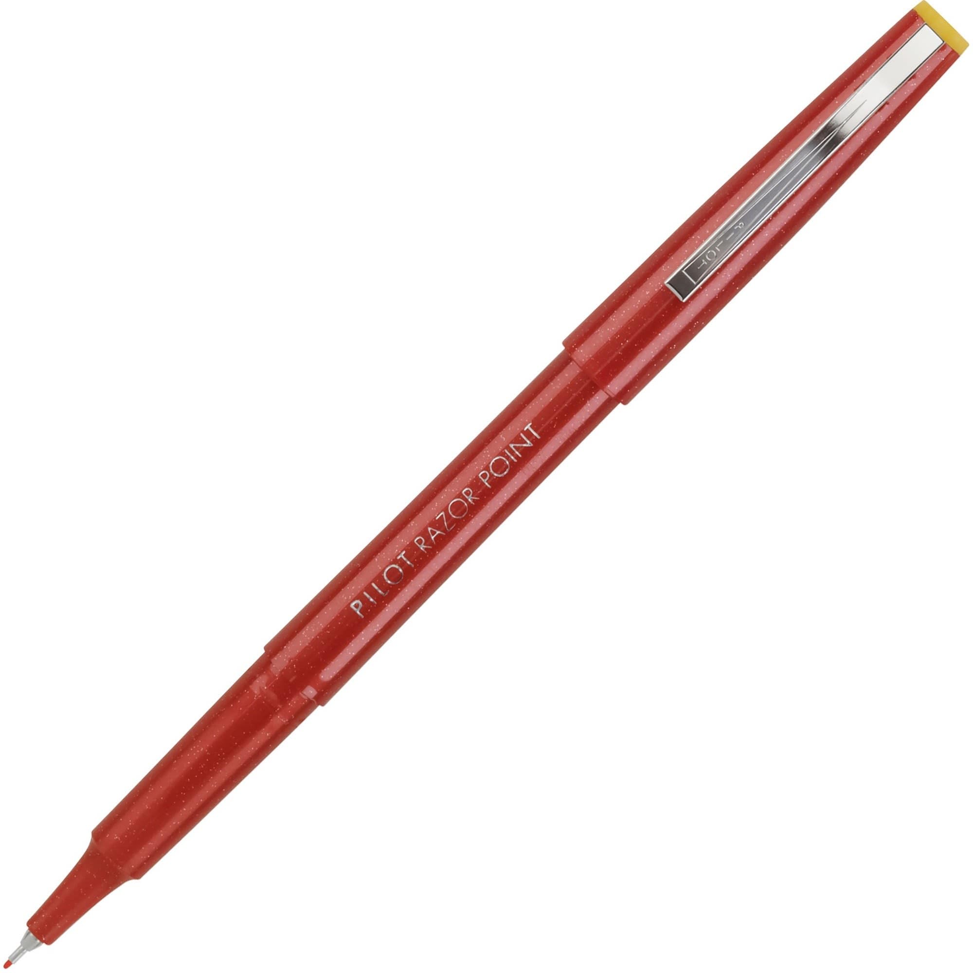 Foto 3 pulgar | Rotuladores Pilot Razor Point, Tinta Roja Ultrafina, 12 X 0,3 Mm - Venta Internacional.