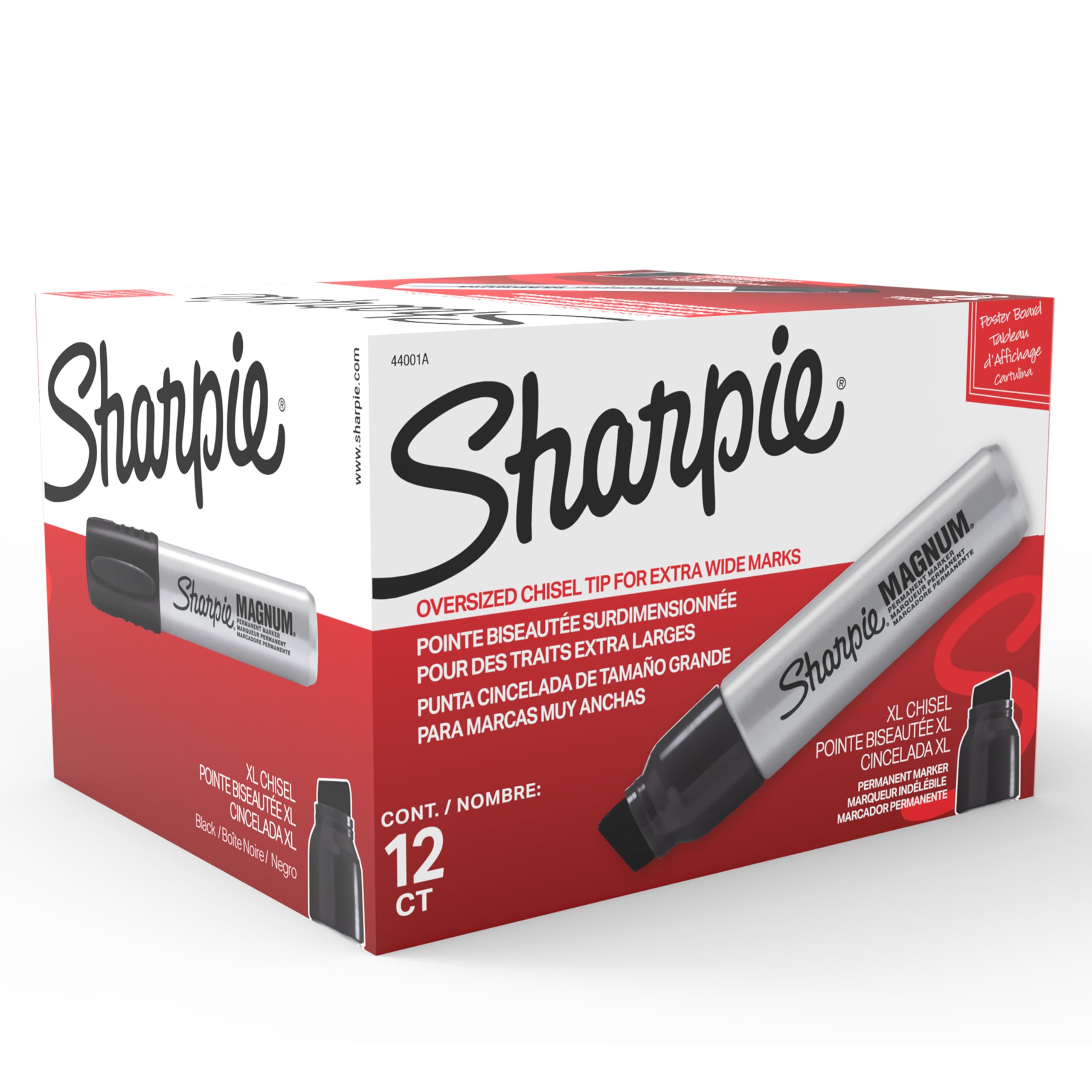 Foto 8 pulgar | Rotuladores Permanentes Sharpie Magnum Con Punta De Cincel De Gran Tamaño, 12 - Venta Internacional.