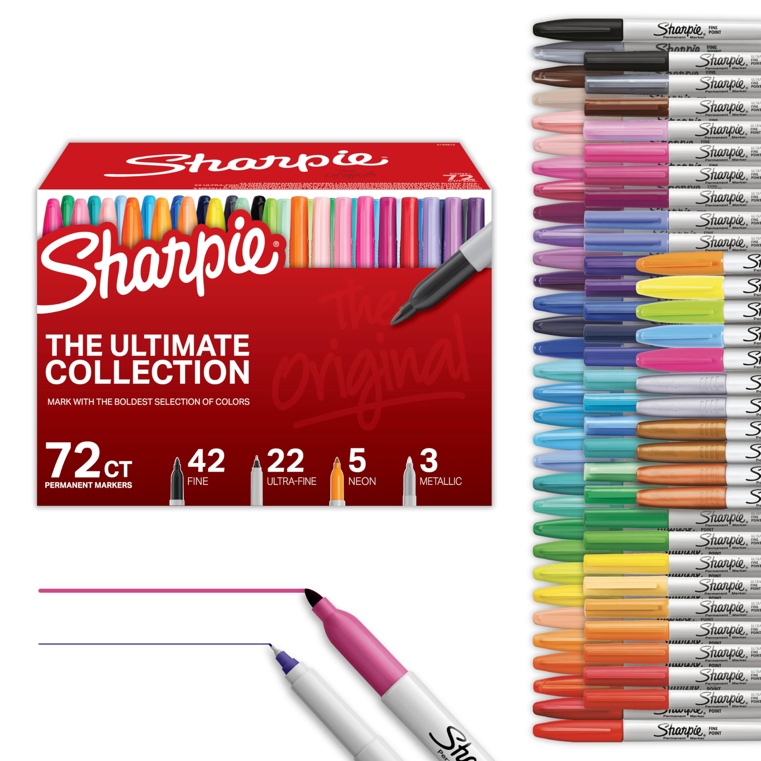 Foto 2 pulgar | Set De Rotuladores Sharpie Ultimate Collection, 72 Colores Surtidos - Venta Internacional.