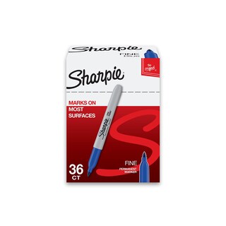 Foto 1 | Rotuladores Permanentes Sharpie De Punta Fina Negros, Juego De 36 Unidades - Venta Internacional.