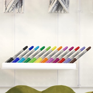 Foto 2 | Rotulador Sharpie Brush Twin Permanent, 12 Colores Surtidos - Venta Internacional.