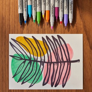 Foto 4 | Rotulador Sharpie Brush Twin Permanent, 12 Colores Surtidos - Venta Internacional.