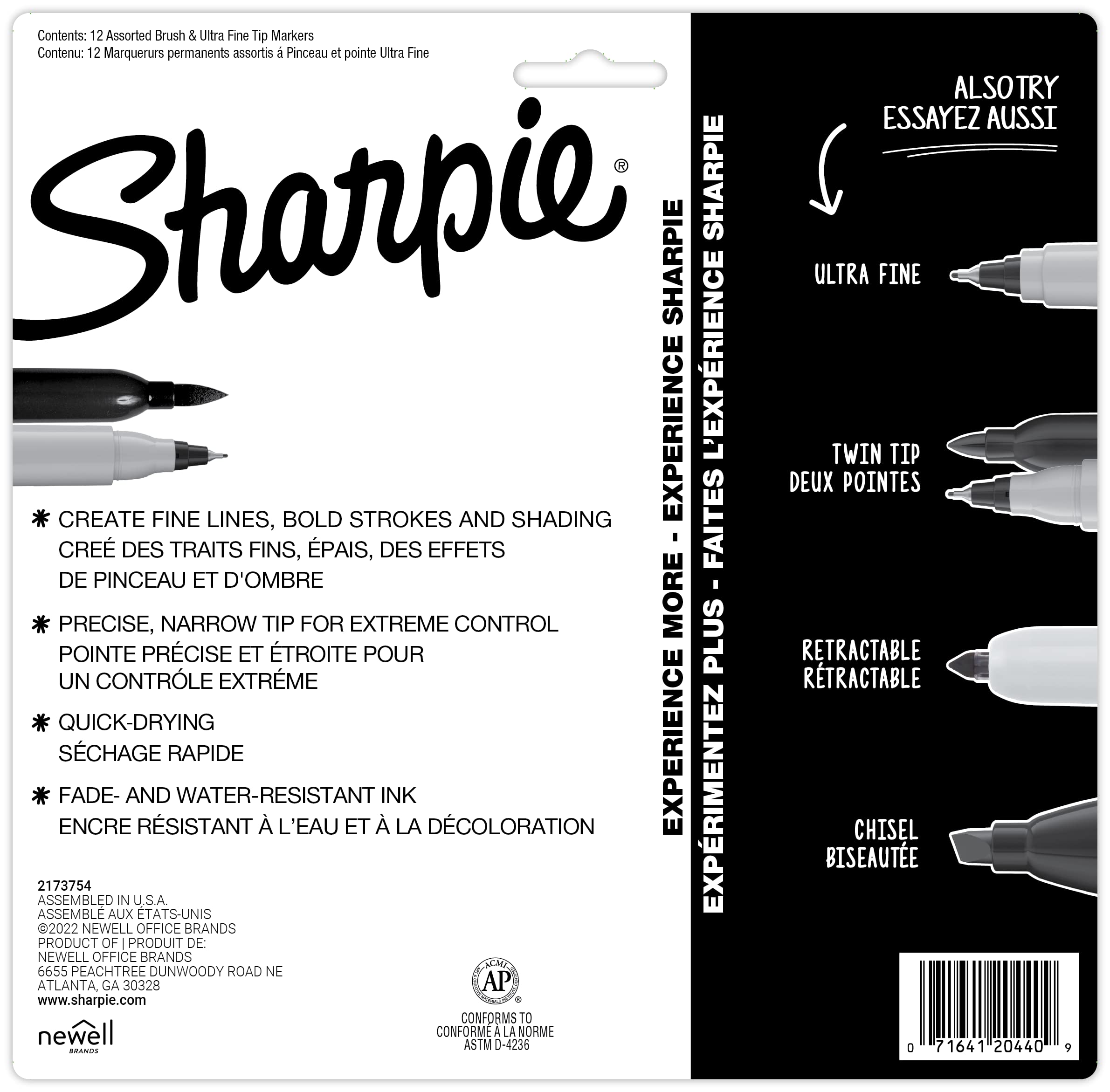 Foto 7 pulgar | Rotulador Sharpie Brush Twin Permanent, 12 Colores Surtidos - Venta Internacional.