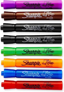 Foto 2 | Rotulador Sharpie Con Rotafolio Con Punta Redonda, Varios Colores, Paquete De 8 - Venta Internacional.