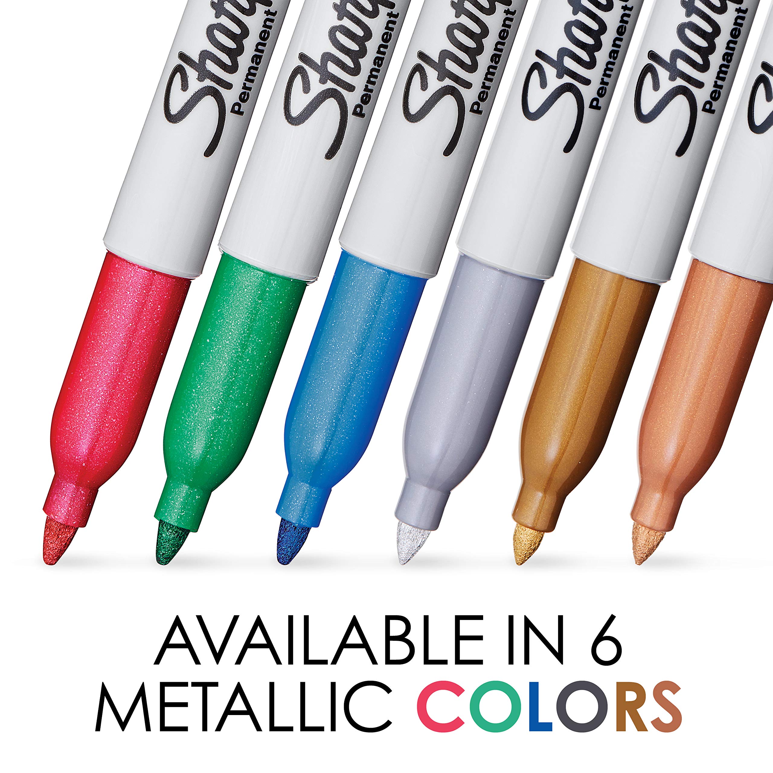 Foto 3 pulgar | Rotuladores Permanentes Sharpie Metallic Fine Point Gold, 12 Unidades - Venta Internacional.