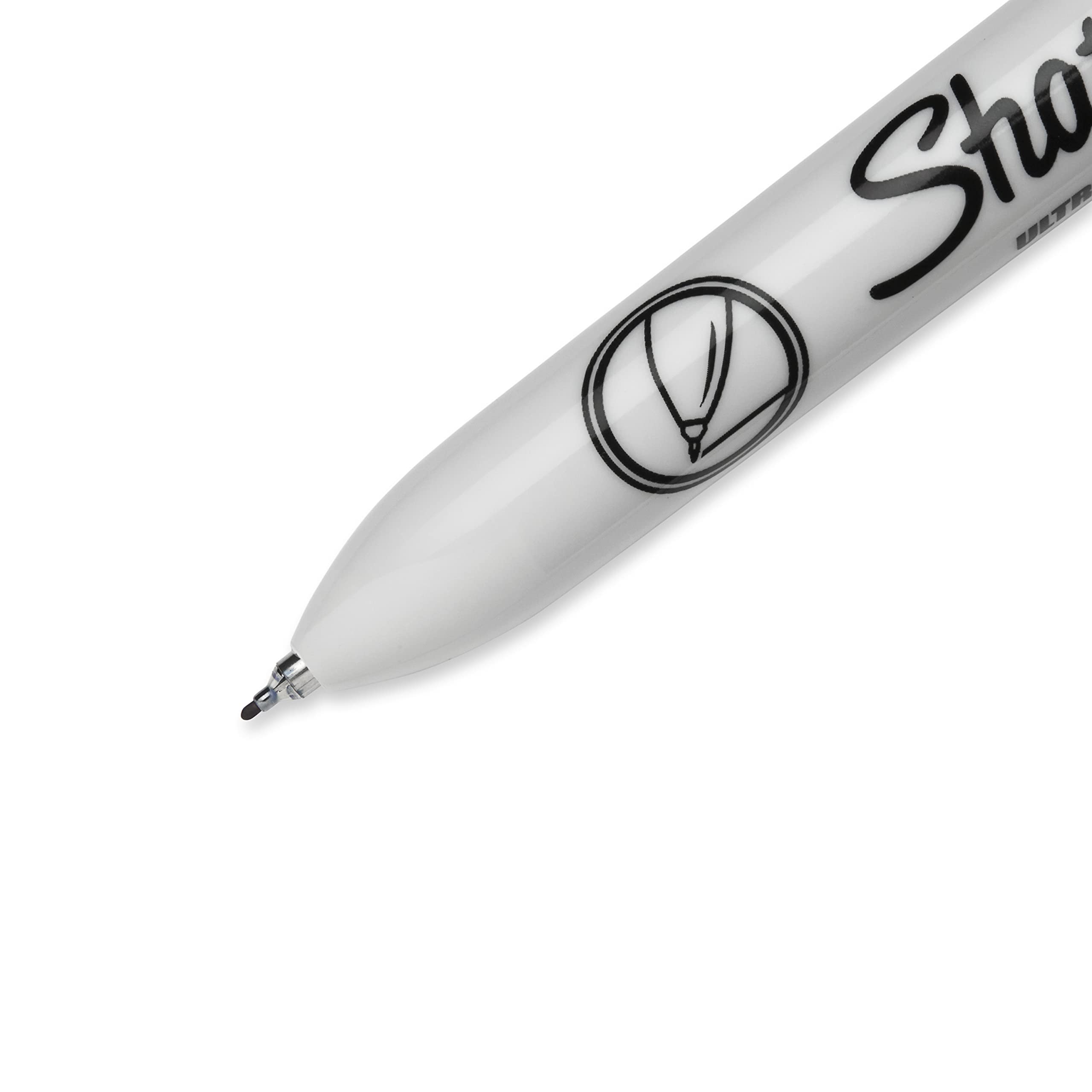 Foto 4 | Rotuladores Permanentes Sharpie Retráctiles Ultrafinos Negros 12 - Venta Internacional.