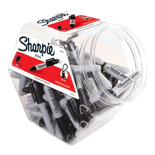 Foto 1 | Rotulador Sharpie Permanent Mini Fine Point, Color Negro, 72 Unidades - Venta Internacional.