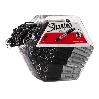 Foto 2 | Rotulador Sharpie Permanent Mini Fine Point, Color Negro, 72 Unidades - Venta Internacional.