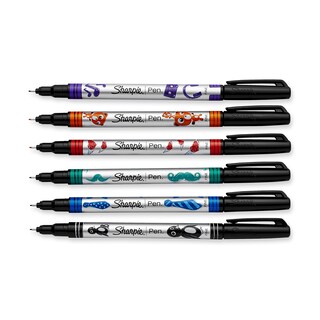 Foto 3 | Bolígrafo Sharpie Fine Point, Paquete De 6 Colores Surtidos (1924215) - Venta Internacional.