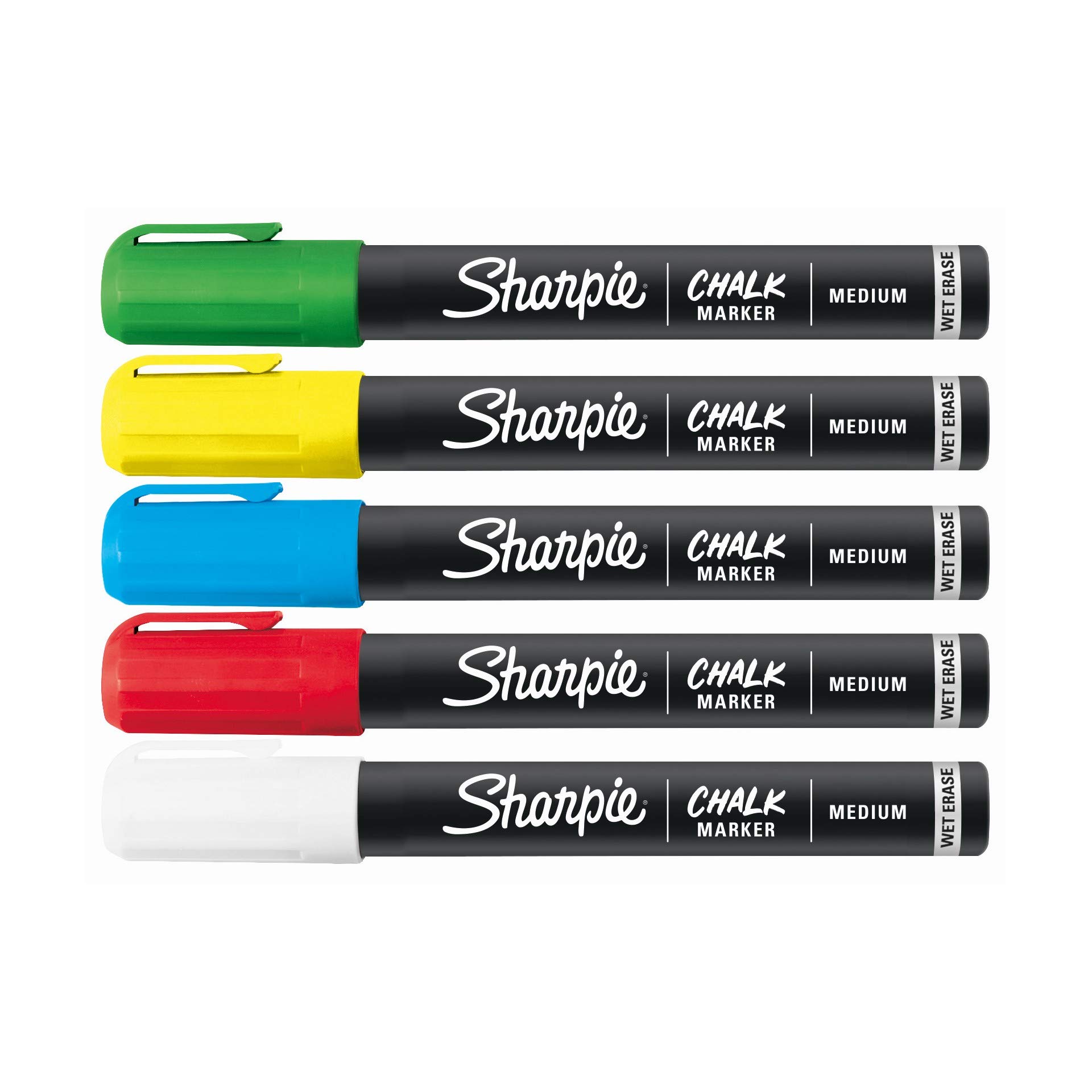 Foto 3 pulgar | Marcadores De Tiza Sharpie De Borrado Húmedo, Varios Colores, 5 Unidades - Venta Internacional.