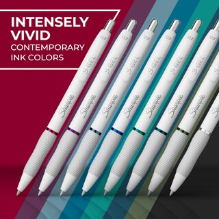 Foto 4 | Bolígrafos De Gel Sharpie S-gel Fashion Barrel Pearl White 0.7 Mm 12 Unidades - Venta Internacional.