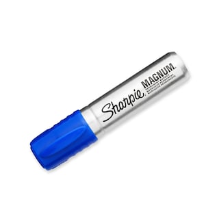 Foto 3 | Marker Sharpie Magnum, Permanente, Azul, Punta De Cincel De Gran Tamaño, 12 - Venta Internacional.