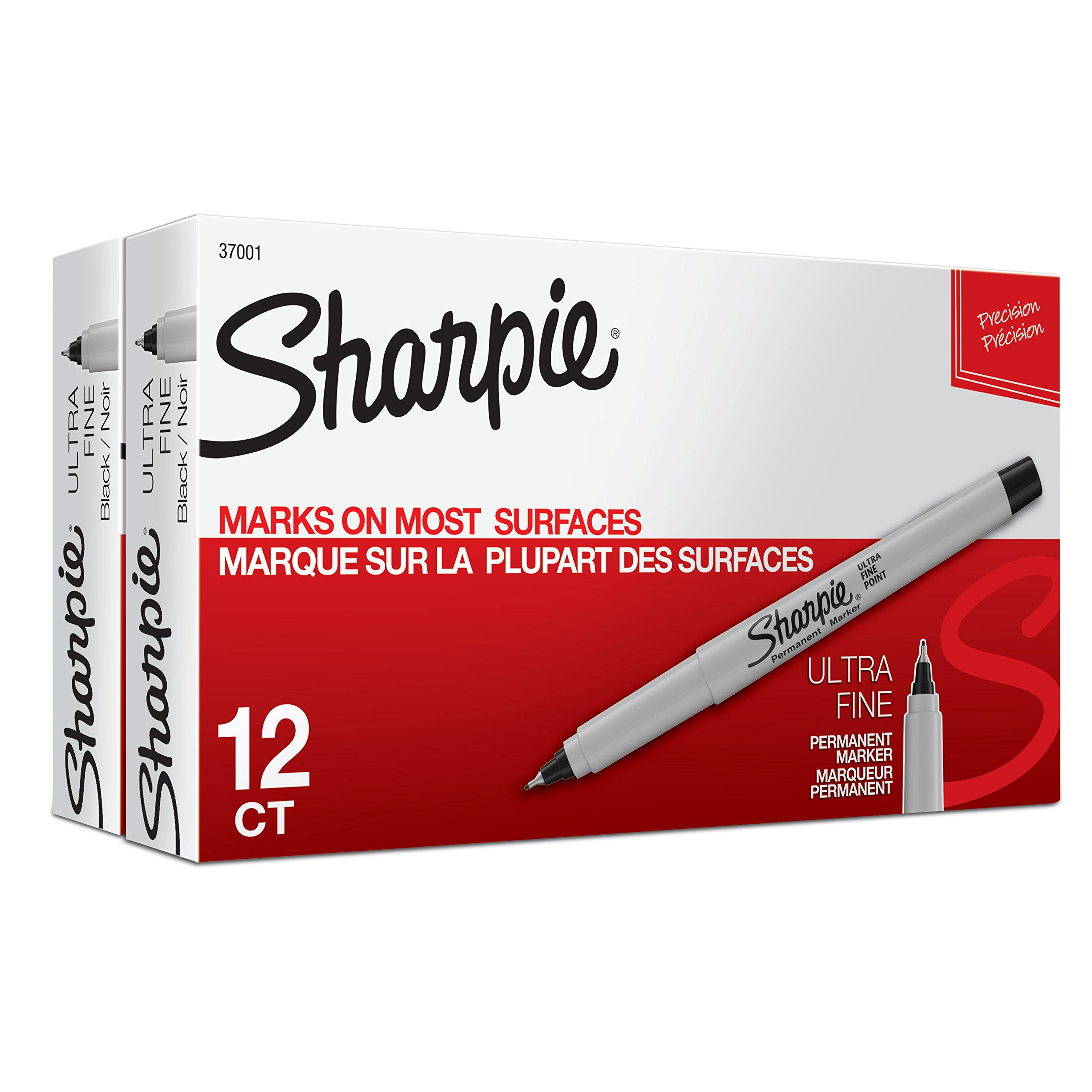 Foto 1 | Rotuladores Permanentes Sharpie Ultrafine Point, Negros, 24 Unidades - Venta Internacional.