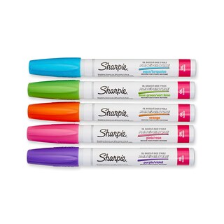Foto 2 | Marcadores De Pintura Sharpie, A Base De Aceite, De Punto Medio, Juego De 5 Colores - Venta Internacional.