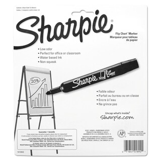 Foto 4 | Rotuladores Sharpie Para Rotafolios, 8 Unidades, Punta Redonda, Varios Colores - Venta Internacional.