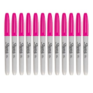 Foto 1 | Marcador Permanente Sharpie Fine Point Magenta 12 Piezas - Venta Internacional