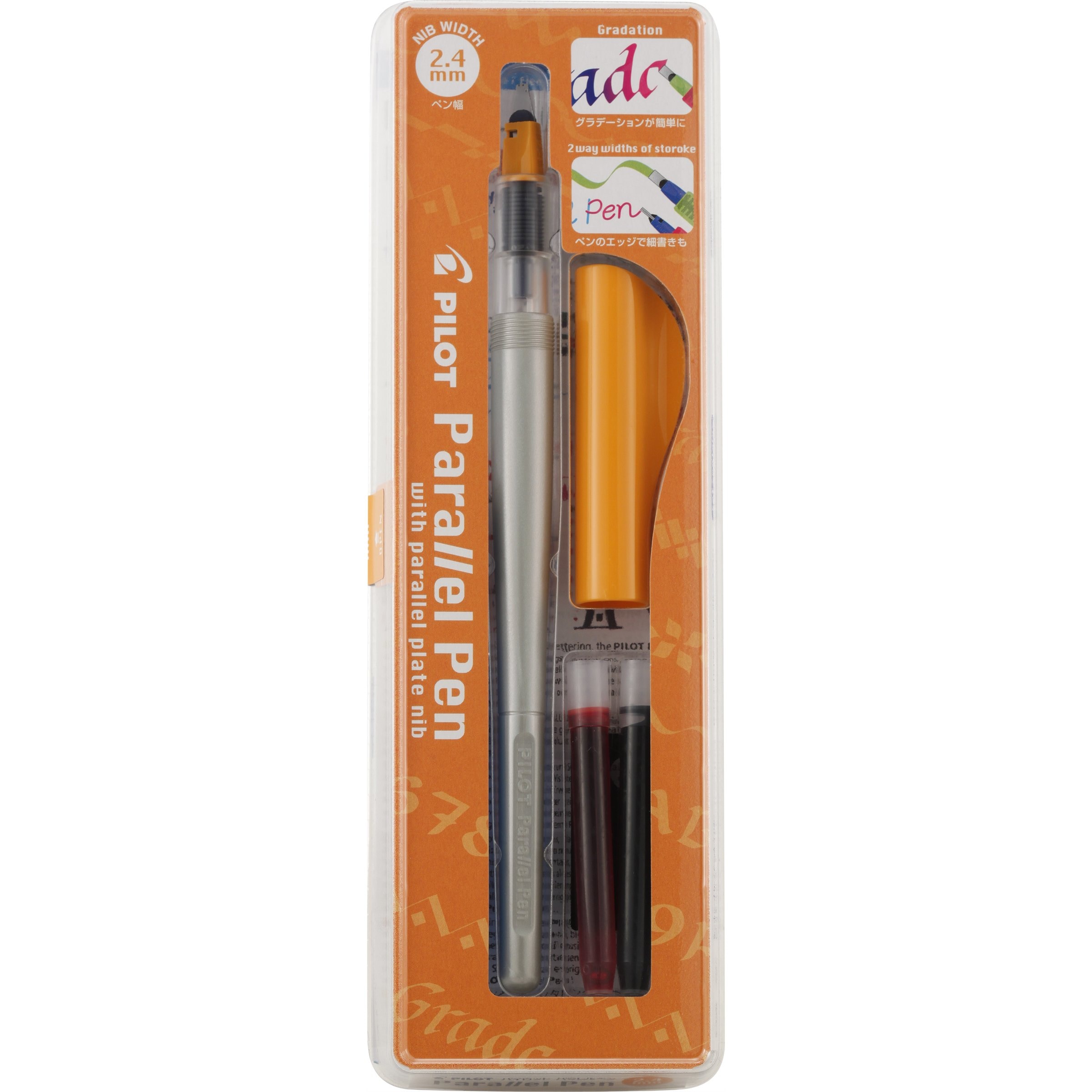 Juego De Bolígrafos De Caligrafía Pilot Parallel Con Punta De 2,4 Mm Con Cartuchos De Tinta - Venta Internacional. $619