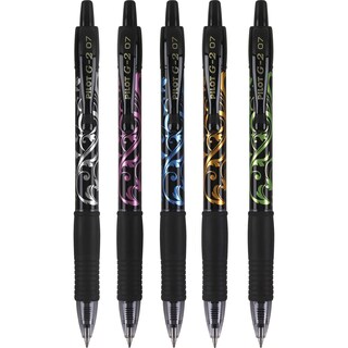 Foto 4 | Bolígrafos De Gel Pilot G2 Premium Con Punta Fina De 0,7 Mm, Color Negro, 5 Unidades - Venta Internacional.