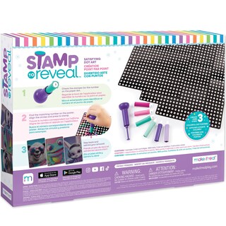 Foto 2 | Kit De Manualidades Con Forma De Sello Make It Real Para Revelar Pósteres Con Puntos Hechos A Mano - Venta Internacion