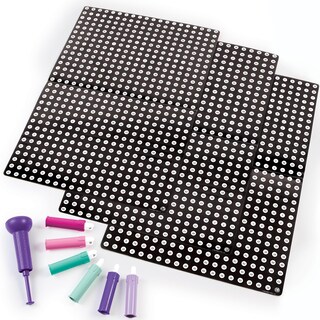 Foto 3 | Kit De Manualidades Con Forma De Sello Make It Real Para Revelar Pósteres Con Puntos Hechos A Mano - Venta Internacion