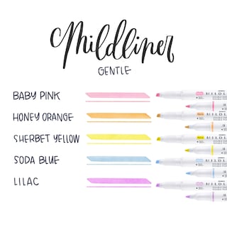 Foto 2 | Set De Iluminadores Zebra Pen Mildliner De Doble Punta, Paquete De 5 - Venta Internacional.