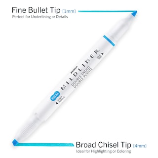 Foto 3 | Set De Iluminadores Zebra Pen Mildliner De Doble Punta, Paquete De 5 - Venta Internacional.