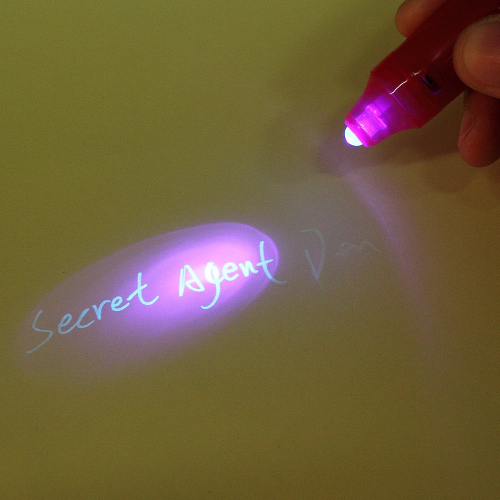 Foto 5 pulgar | Bolígrafo De Tinta Invisible Maleden Upgrade Spy Con Luz Uv (6 Unidades) - Venta Internacional.