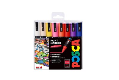 Foto 1 | Marcador De Pintura Posca 153544848, 2,5 Mm, Punta Redonda A Base De Agua, 16 Unidades - Venta Internacional.