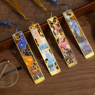 Foto 1 | Marcador Emmoolife, Pintura Al Óleo De Metal De Monet Van Gogh, X4 - Venta Internacional.
