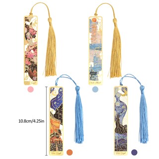 Foto 2 | Marcador Emmoolife, Pintura Al Óleo De Metal De Monet Van Gogh, X4 - Venta Internacional.
