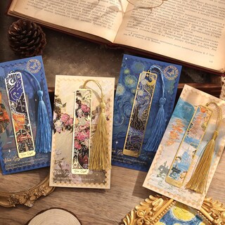Foto 3 | Marcador Emmoolife, Pintura Al Óleo De Metal De Monet Van Gogh, X4 - Venta Internacional.