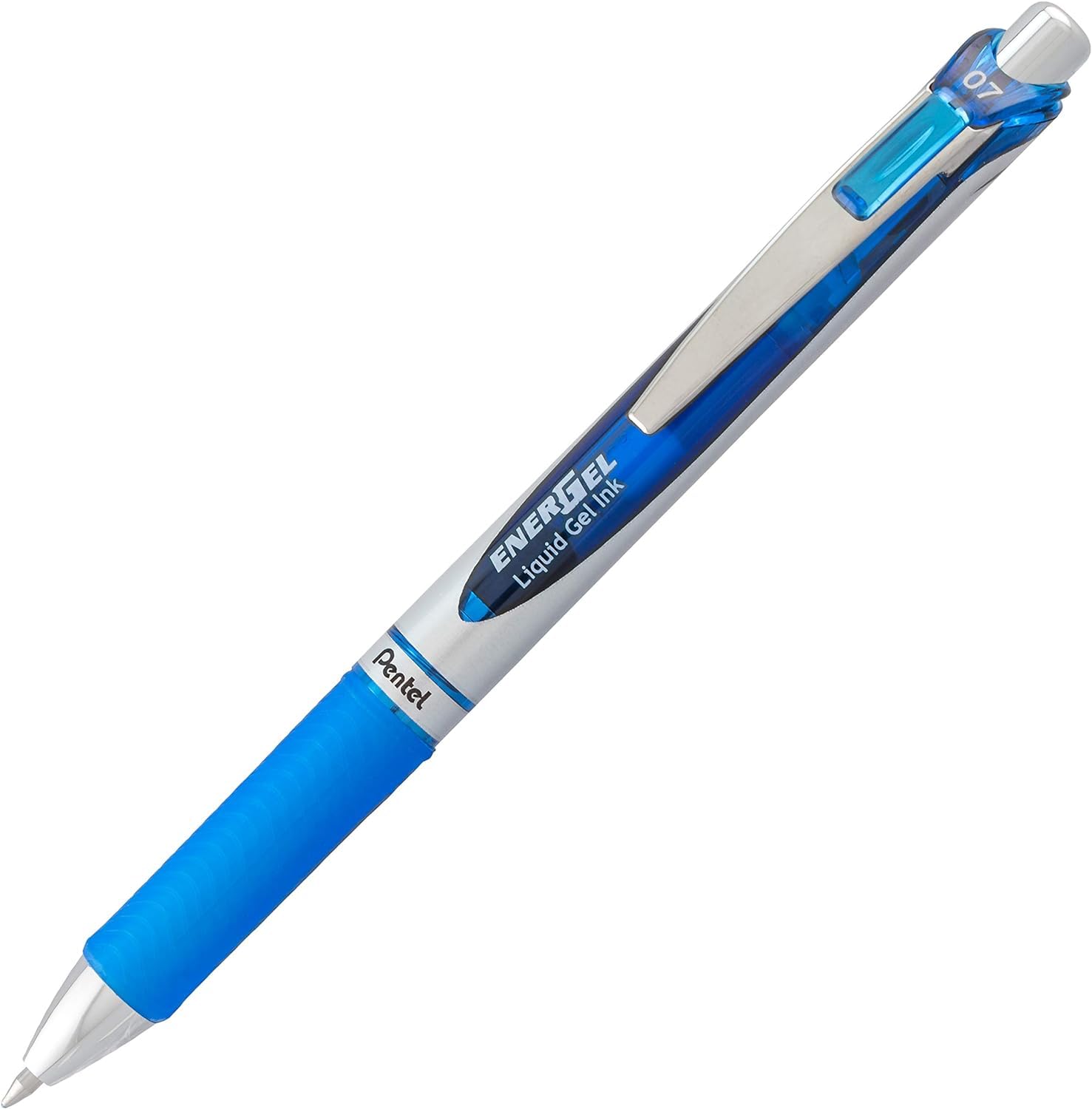 Foto 4 pulgar | Bolígrafos De Tinta De Gel Líquido Pentel Energel 0.7 Mm Rtx Blue X10 - Venta Internacional.