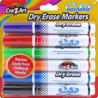 Foto 1 | Marcadores De Borrado En Seco Cra-z-art, Lavables Para Niños, Broadline, 6 Unidades - Venta Internacional.