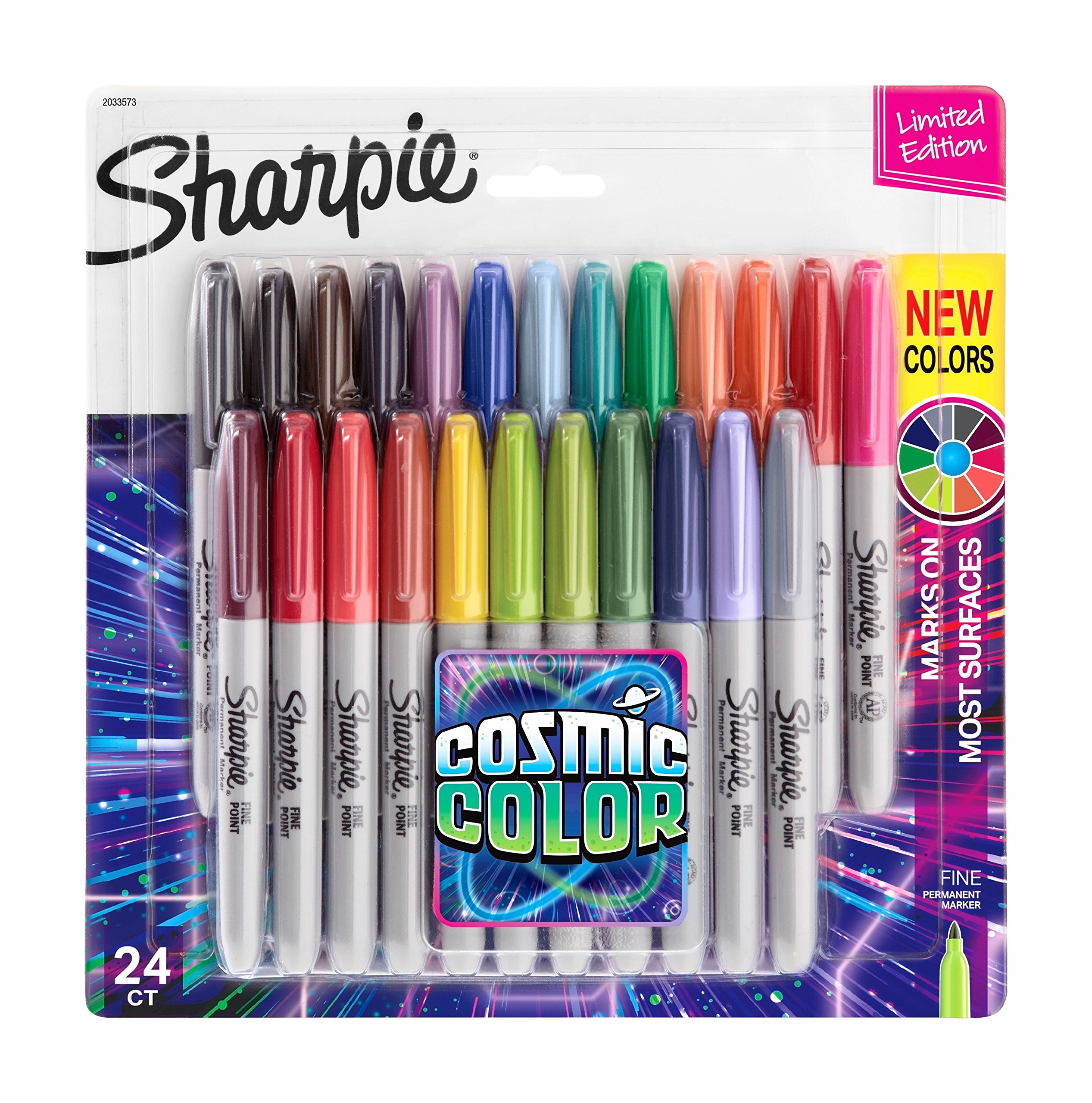 Foto 1 | Rotuladores Permanentes Sharpie Cosmic Color Fine Point, 24 Unidades - Venta Internacional.