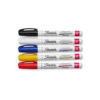Foto 2 | Marcadores De Pintura Sharpie, Con Base De Aceite, Punta Fina, Juego De 5 Colores - Venta Internacional.