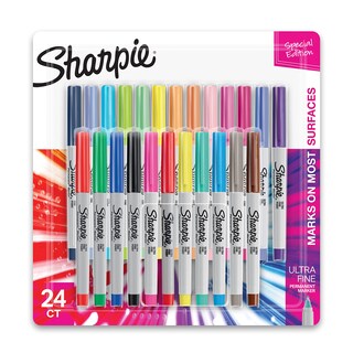 Foto 1 | Rotuladores Permanentes Sharpie Color Burst Ultrafinos, 24 Unidades - Venta Internacional.