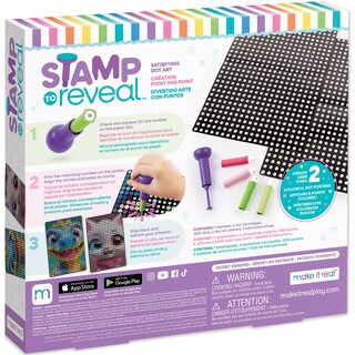 Foto 2 | Kit De Manualidades Con Sello Make It Real Para Revelar 2 Personajes De Más De 6 Años - Venta Internacional.