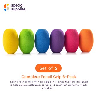 Foto 2 | Pencil Grips Special Supplies Egg Para Niños Y Adultos (paquete De 6) - Venta Internacional.