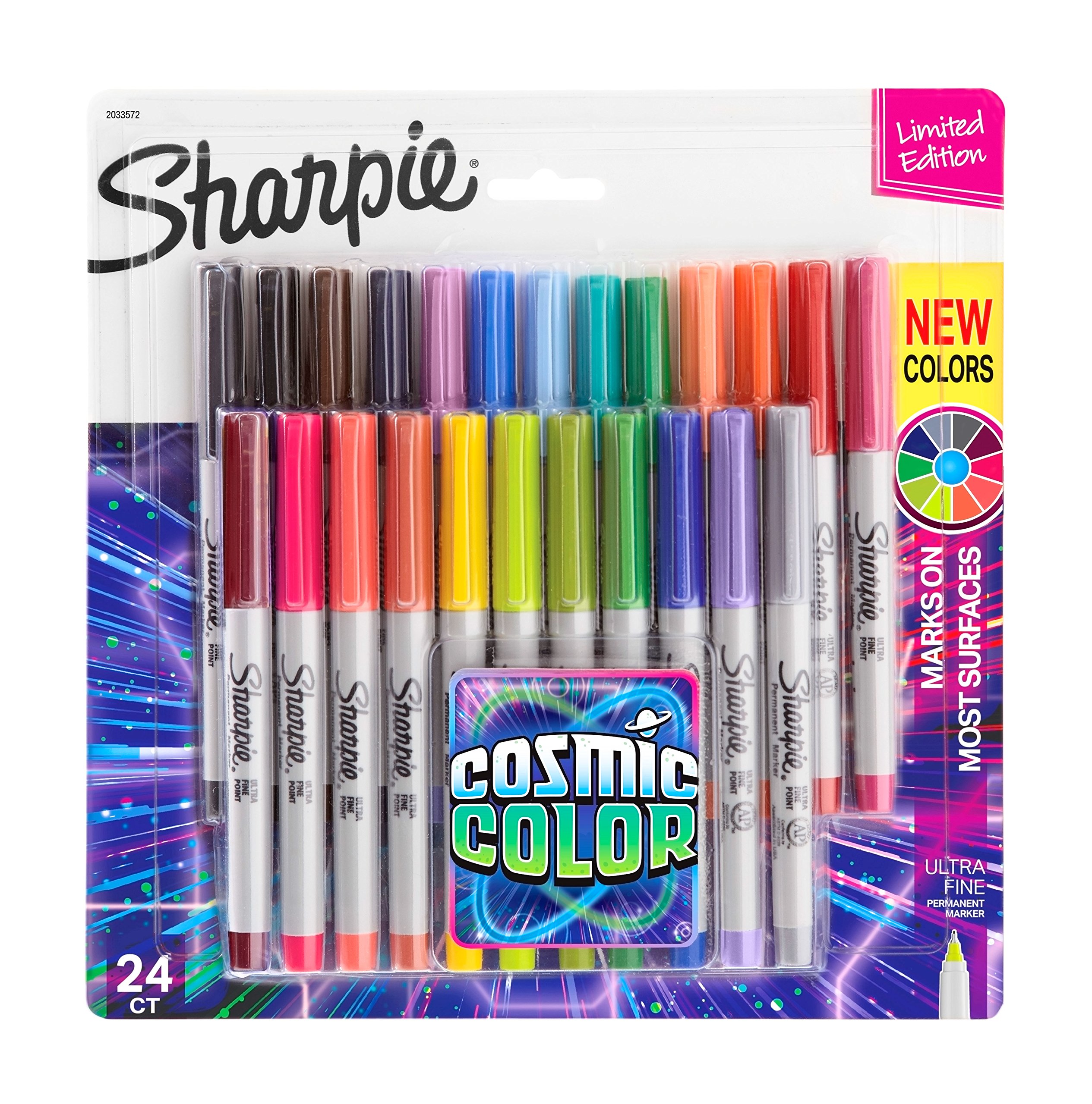 Foto 1 | Rotulador Sharpie Permanente Ultrafine Point 24 Cosmic Color - Venta Internacional.