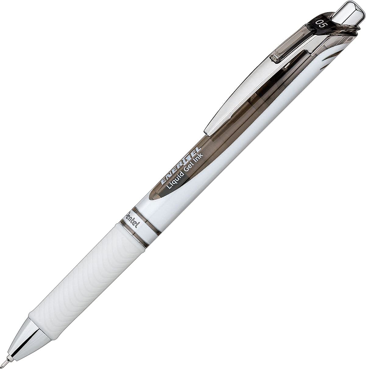 Foto 3 pulgar | Bolígrafo De Gel Pentel Energel Pearl Rtx, 0,5 Mm, Línea Fina, Tinta Negra, 12 Unidades - Venta Internacional.