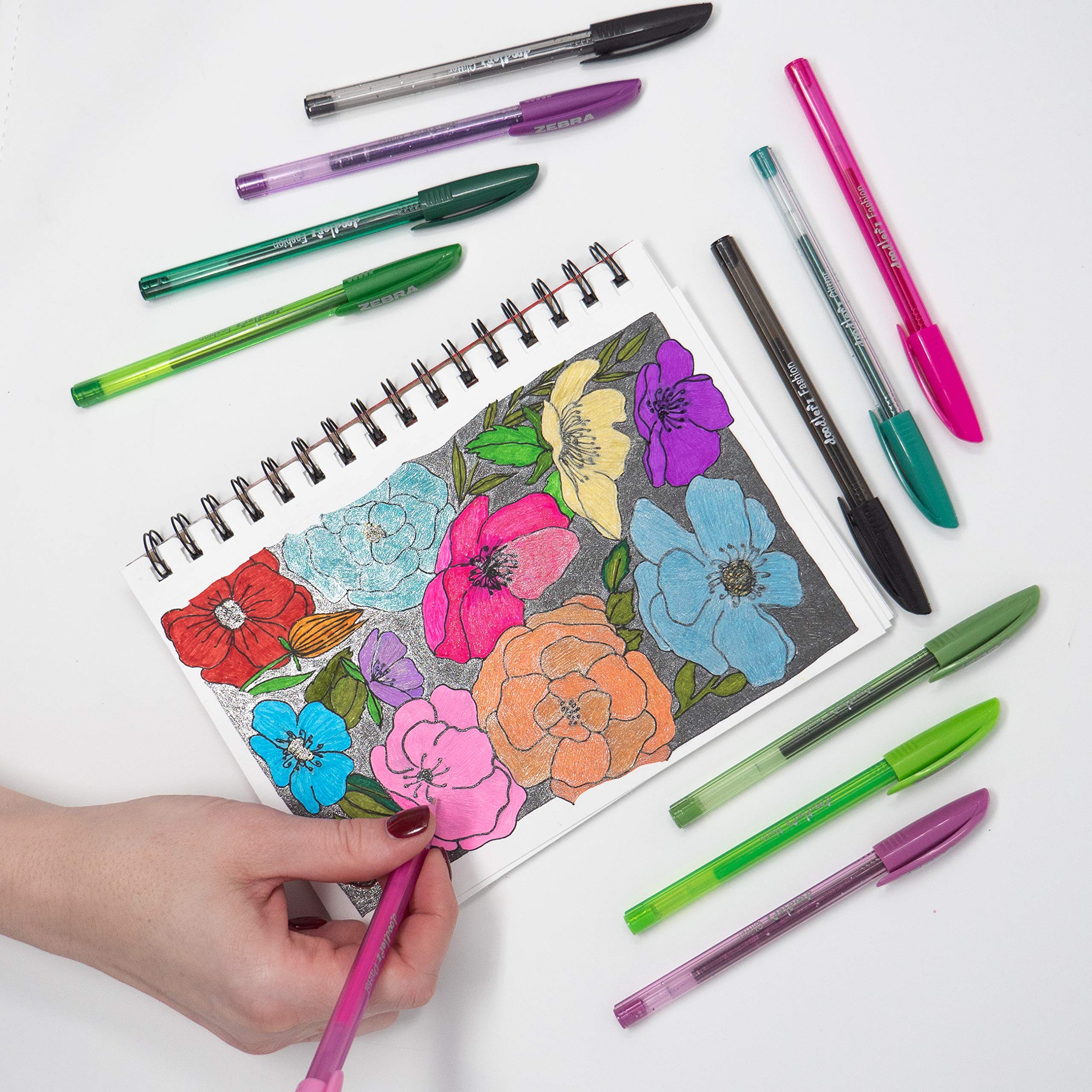 Foto 4 pulgar | Bolígrafo De Gel Zebra Pen Doodler'z De 1,0 Mm, Surtido De 60 Unidades - Venta Internacional.